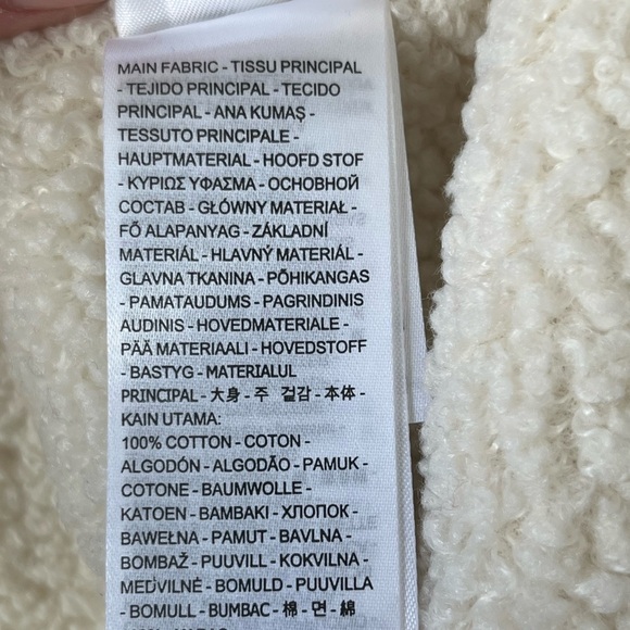 Levi's Francico Sherpa Flannel hooded shirt jacket red NEW large - Picture 13 of 15